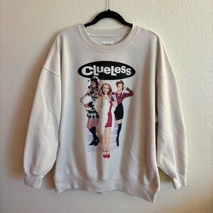 Clueless Abercrombie & Fitch Graphic Crewneck Sweatshirt | women’s size XL